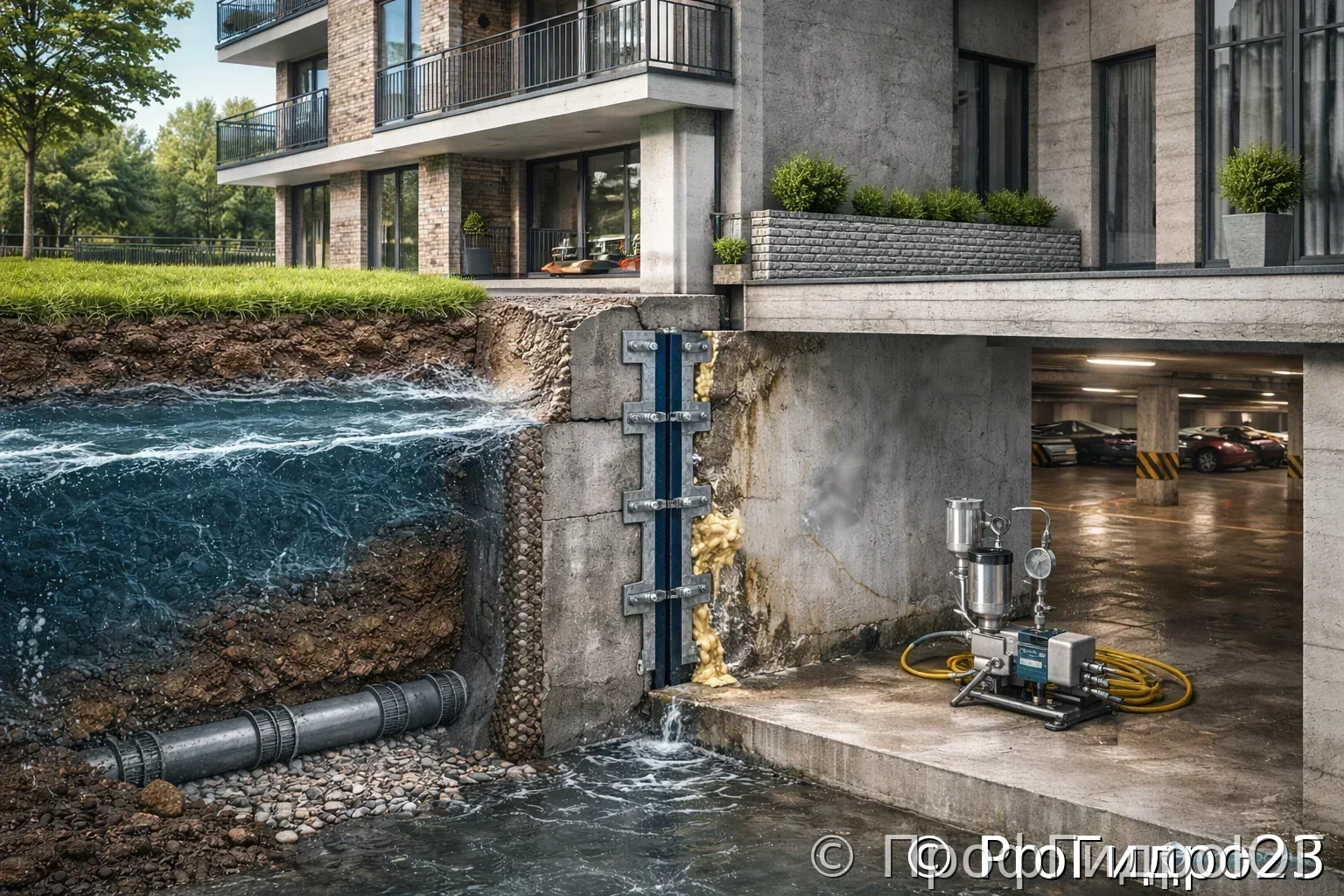 Гидроизоляция зданий